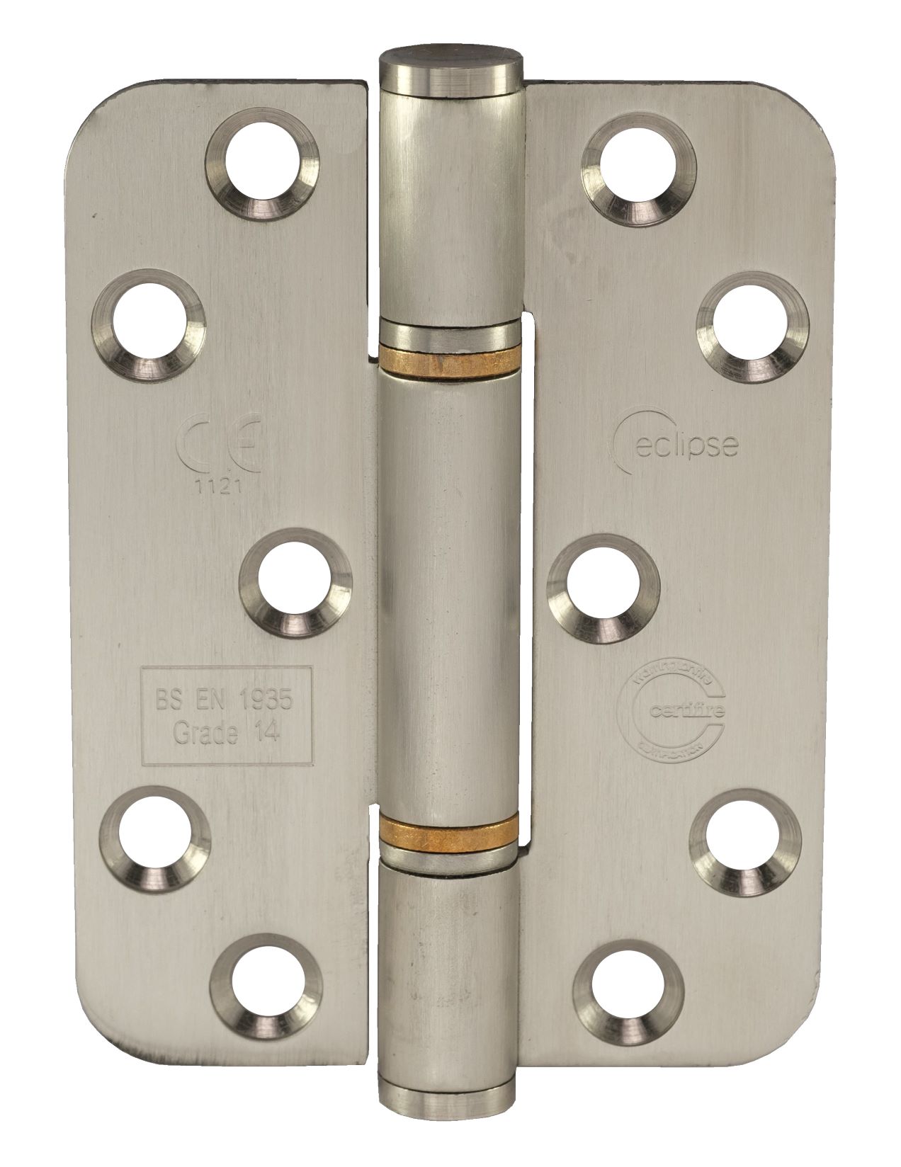 102x76mm Grade 14 Stainless Steel Radius Thrust Bearing Hinge Eclipse